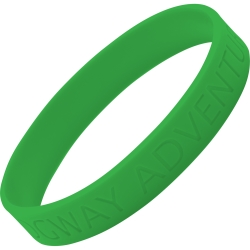 Silicone Debossed Wristbands
