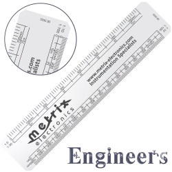 Oval Scale Rule 150mm - Engineers