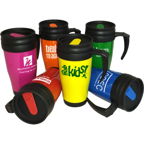 Custom Printed Sipper Travel Mugs | hotline.co.uk