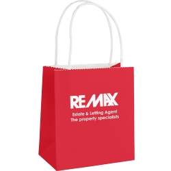 Small Printed Paper Gift Bag - Coloured