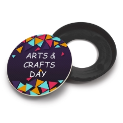 Recycled Plastic Kids Safety Pop Button Badges - 45mm
