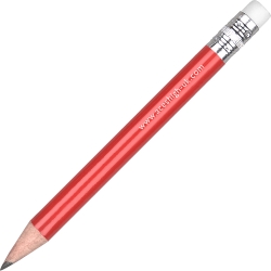 Printed Golf Pencil with Eraser
