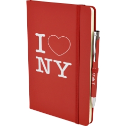 A5 Premium Soft Touch Notebook & Engraved Pen