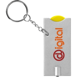 Allegro Led Keychain Light With Coin Holder