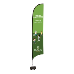 Feather Flag Banner - Large Single Sided
