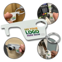 100% Recycled Plastic Hygiene Hook Keyrings