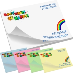 Value Sticky Notes 100 x 75mm Full Colour - 25 sheets