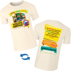 Coloured Full Colour T-Shirt - Front and Back Print