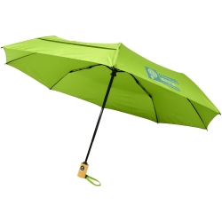 Bo 21inch fold. auto open/close recycled PET umbrella
