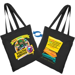 Natural Photo Cotton Printed Tote Bags 5oz - 2 Sided