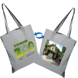 Natural Photo Cotton Printed Tote Bags 5oz - 2 Sided