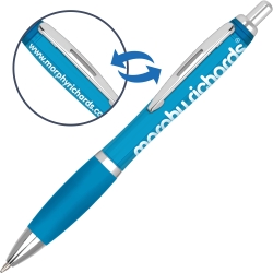 Curvy Promotional Pens - 2 Sided