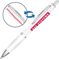 Curvy Promotional Pens - 2 Sided