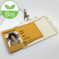 Biodegradable Plastic ID Card Holder