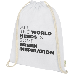 Organic Cotton Drawstring Bag