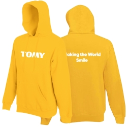 Fruit of the Loom Classic Hooded Sweatshirt - Front & Back Print