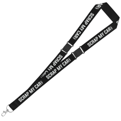 Double Safety Break Poly Lanyards - 15mm