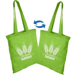 Value Cotton Printed Tote Bags - 2 Sided Print