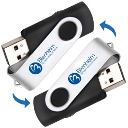 Twisty Promo USB Memory Stick - Front & Back Print