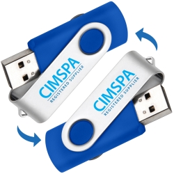 Twisty Promo USB Memory Stick - Front & Back Print
