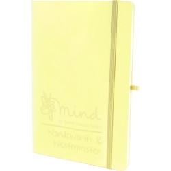 A5 Soft Touch Lined Notebook - Debossed Front & Back