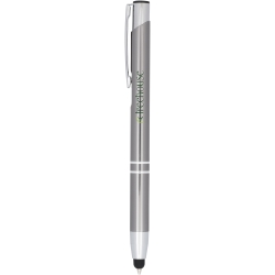 Moneta Anodized Aluminium Click Stylus Ballpoint Pen