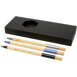 Kerf 3-Piece Bamboo Pen Set