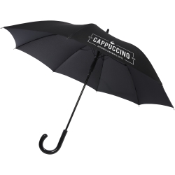 Fontana 23Inch Auto Open Umbrella With Carbon Look And Crooked Handle