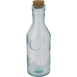 Fresqui Recycled Glass Carafe With Cork Lid
