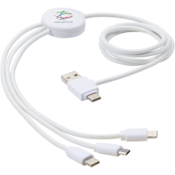 Pure 5-In-1 Charging Cable With Antibacterial Additive