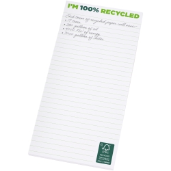 Desk-Mate® 1/3 A4 Recycled Notepad 100 Pages