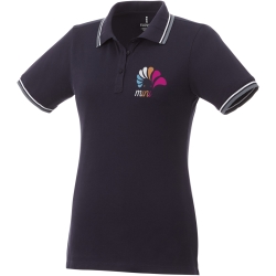 Fairfield Short Sleeve Womens Polo With Tipping