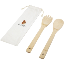 Endiv Bamboo Salad Spoon And Fork
