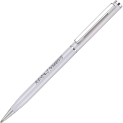 Balmoral Promotional Pen - Silver Trim