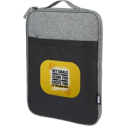 Reclaim 14inch GRS recycled two-tone laptop sleeve 2.5L