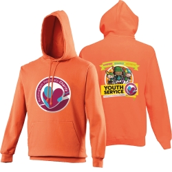 AWDis Hoodie Full Colour - Front & Back