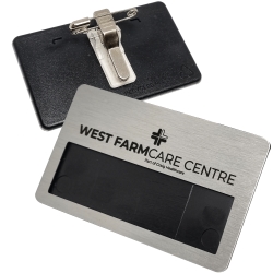 Printed Double Window Name Badges