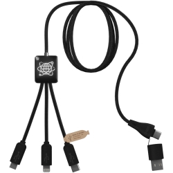 SCX.design C45 5-in-1 rPET charging cable with data transfer v2
