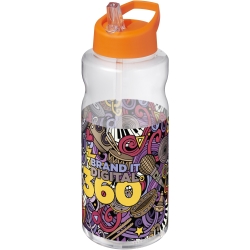 H2O Active® Big Base 1 litre spout lid sport bottle