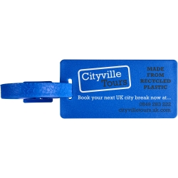 River recycled window luggage tag