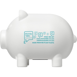 Oink recycled plastic piggy bank