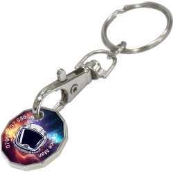 Express Full Colour Trolley Coin Keyring