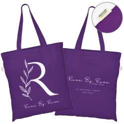 GRS Recycled Coloured Cotton Tote Bags - 2 Sided