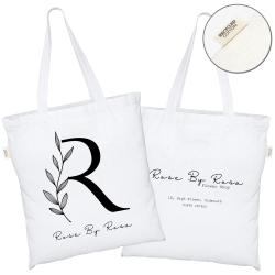 GRS Recycled Coloured Cotton Tote Bags - 2 Sided