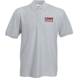 Embroidered Fruit of the Loom Heavy Duty Polo Shirt