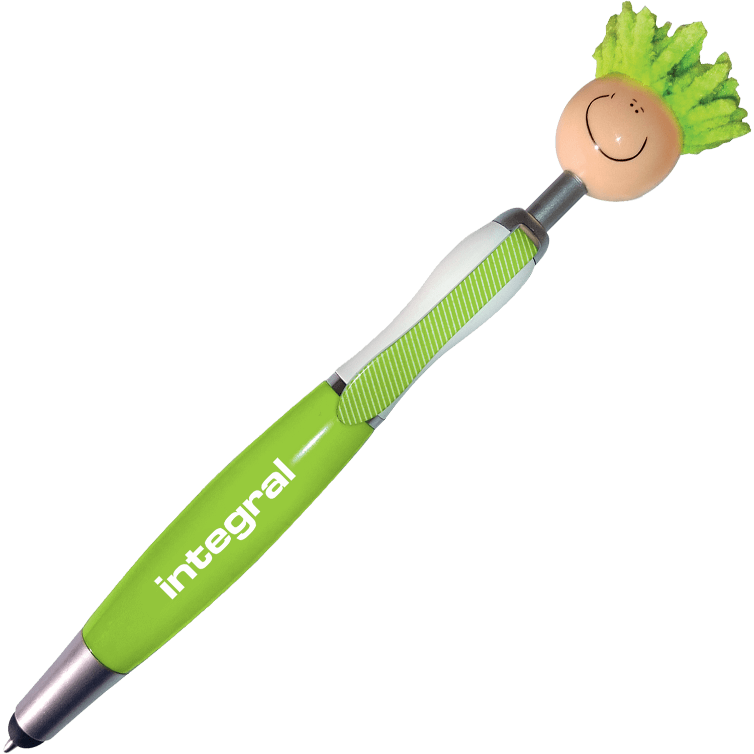 Mop Head Stylus Pen with Screen Cleaner Hotline