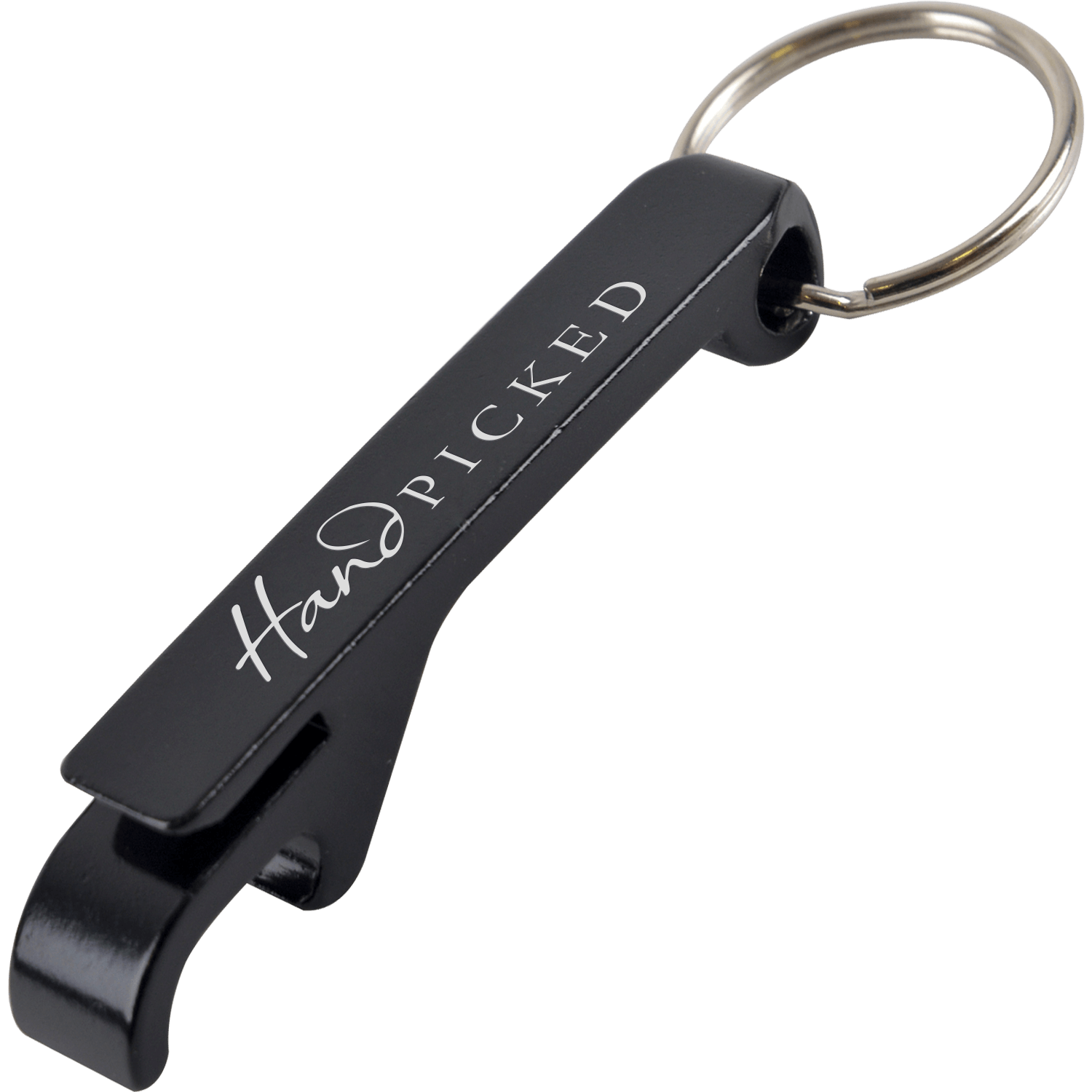 Aluminium Bottle Opener Keyring Hotline