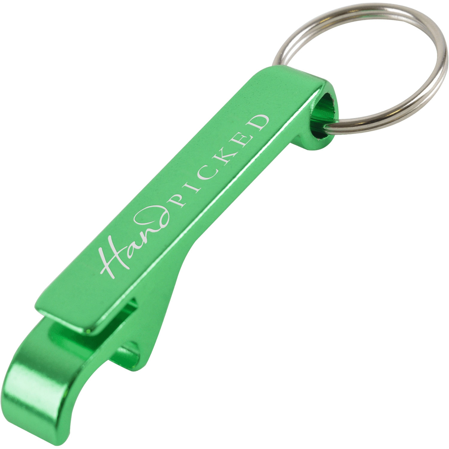 Aluminium Bottle Opener Keyring Hotline