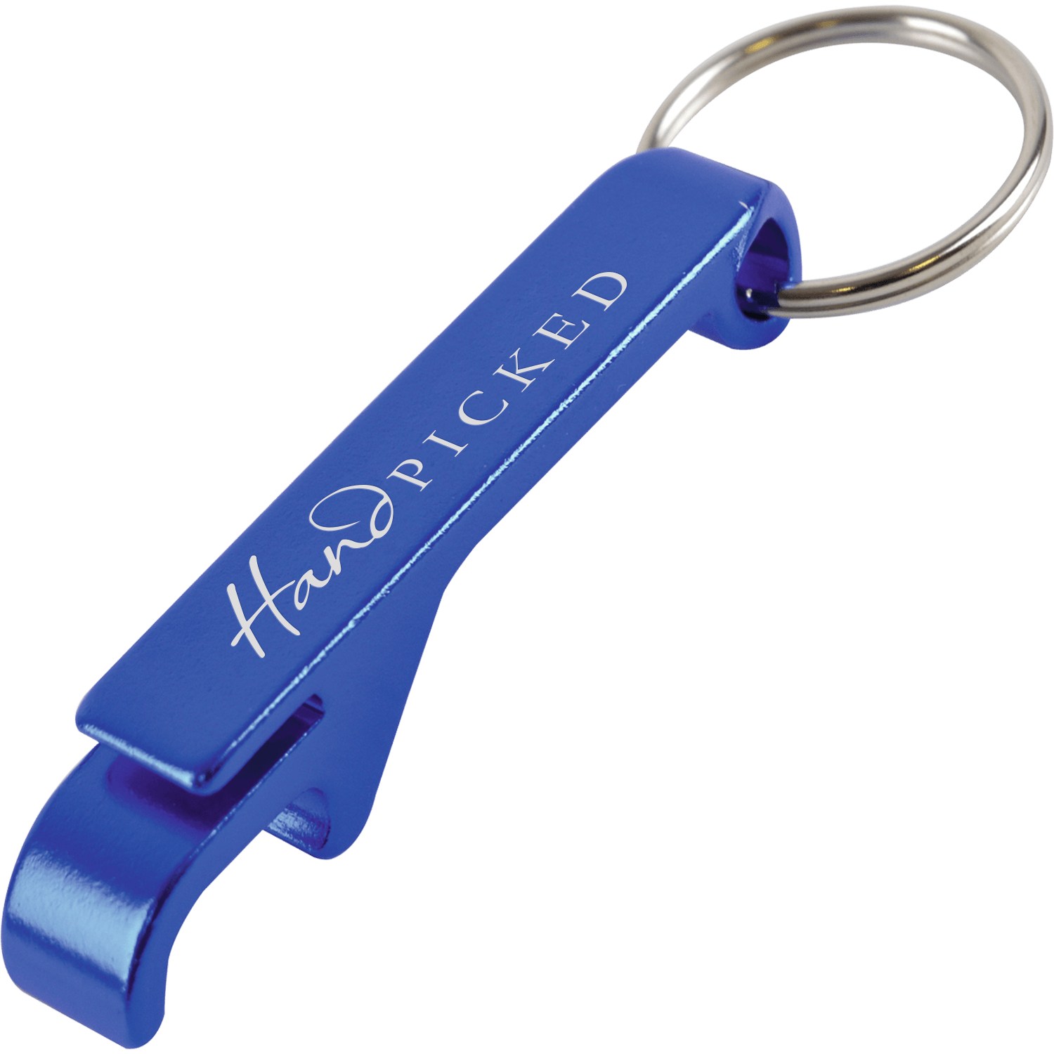 Aluminium Bottle Opener Keyring Hotline