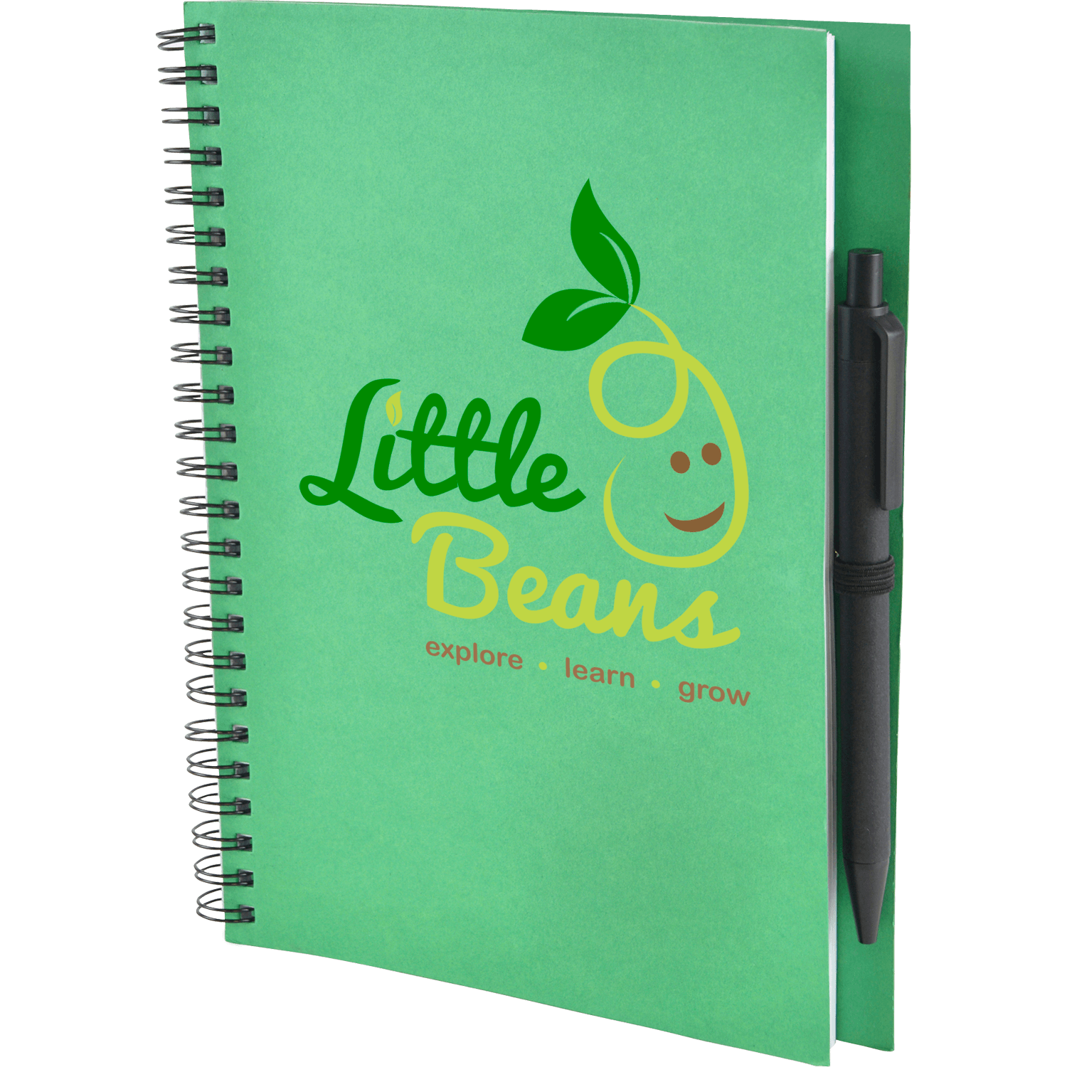 A5 Recycled Card Notebook with Pen Hotline